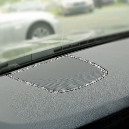 For BMW F10 2011-2017 Car Big Speaker Frame Diamond Decorative Sticker, Left and Right Drive, For BMW F10 2011-2017 Big Speaker Frame