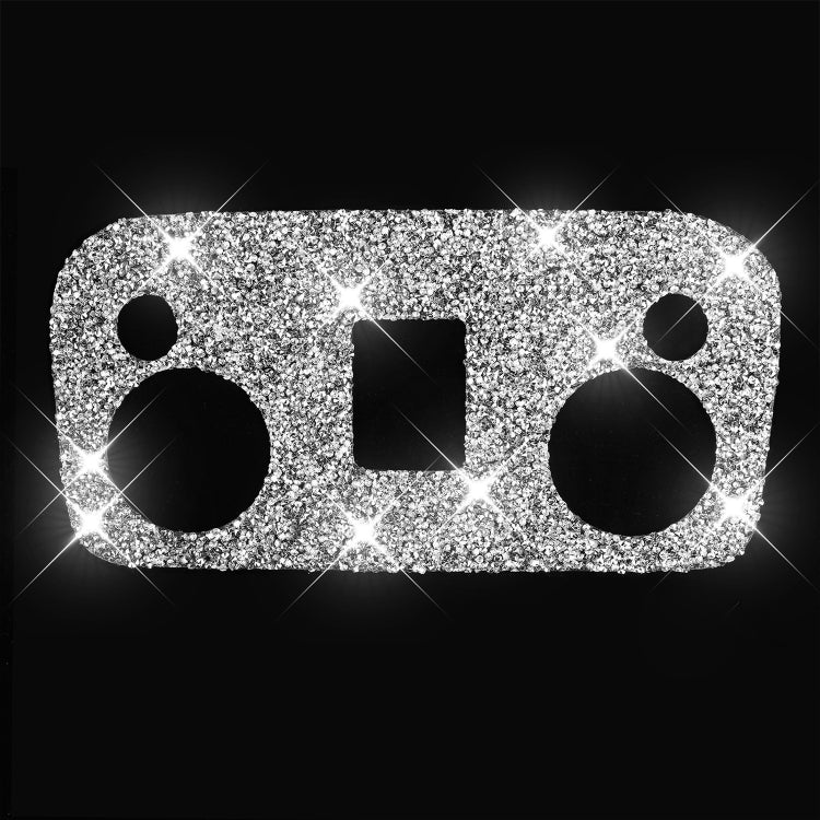 Car Reading Light Diamond Decoration Sticker, Left and Right Drive, Reading Light