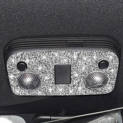 Car Reading Light Diamond Decoration Sticker, Left and Right Drive, Reading Light