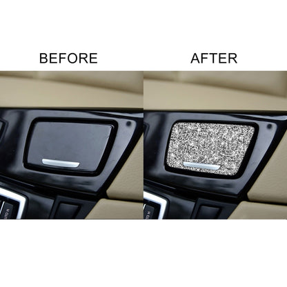 For BMW F10 5 Series 2011-2017 Car Ashtray Diamond Decorative Sticker, Left and Right Drive, Ashtray