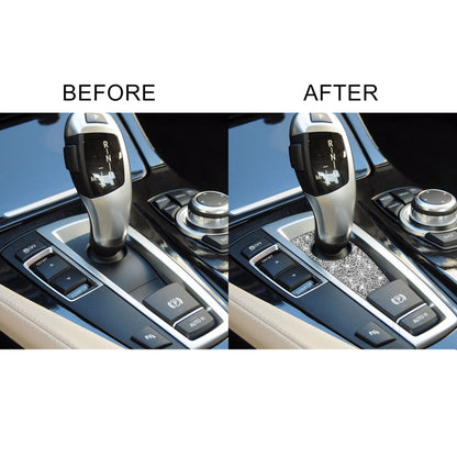 For BMW 5 Series GT X3 X4 2009-2016 Car Gear Handle Below Diamond Decorative Sticker, Left-hand Drive, Gear Handle Below, Left-hand Drive