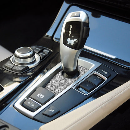 For BMW 5 Series GT X3 X4 2009-2016 Car Gear Handle Below Diamond Decorative Sticker, Right-hand Drive, Gear Handle Below, Right-hand Drive