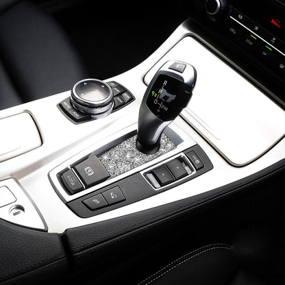 For BMW 5 Series GT X3 X4 2009-2016 Car Gear Handle Below Diamond Decorative Sticker, Right-hand Drive, Gear Handle Below, Right-hand Drive