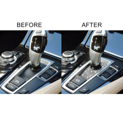 For BMW 5 Series GT X3 X4 2009-2016 Car Gear Handle Below Diamond Decorative Sticker, Right-hand Drive, Gear Handle Below, Right-hand Drive