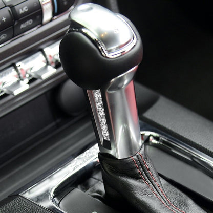 Car Gear Handle Side Diamond Decoration Sticker, Left and Right Drive, Gear Handle Side