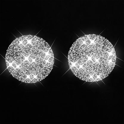 Car Water Cup Holder Base Diamond Decoration Sticker, Left and Right Drive, Water Cup Holder Base