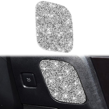 For Ford Mustang 2015-2020 Car Driver Seat Storage Box Diamond Decoration Sticker, Driver Seat Storage Box, Left Drive, Driver Seat Storage Box, Right Drive