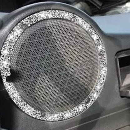 For Nissan 350Z 2003-2009 Car DVD Player Diamond Decorative Sticker,Left and Right Drive Universal, Car DVD Player