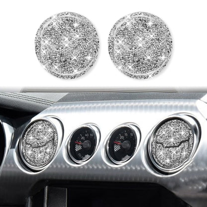 6 in 1 Car Air Outlet Diamond Decoration Sticker, Left and Right Drive, Air Outlet
