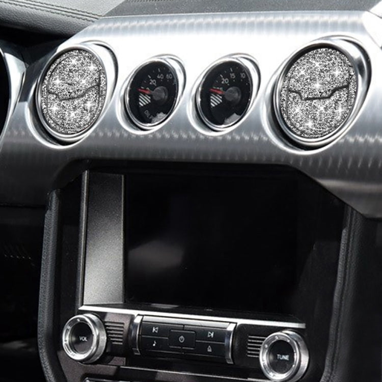 6 in 1 Car Air Outlet Diamond Decoration Sticker, Left and Right Drive, Air Outlet