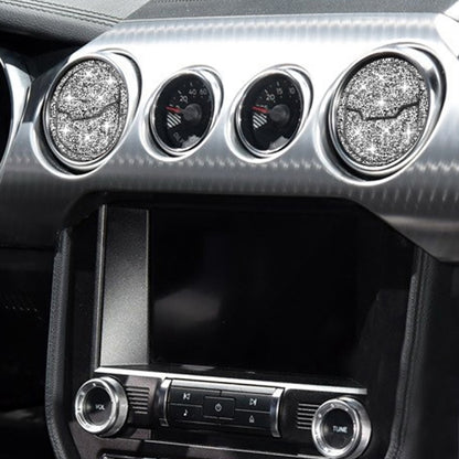 6 in 1 Car Air Outlet Diamond Decoration Sticker, Left and Right Drive, Air Outlet
