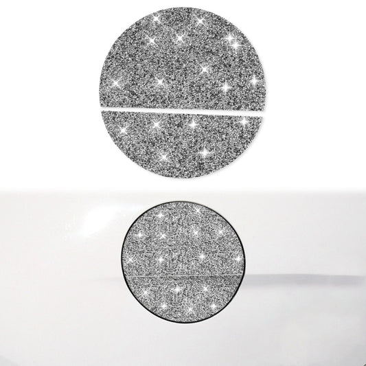 Car Fuel Tank Cap Diamond Decoration Sticker, Left and Right Drive, Fuel Tank Cap