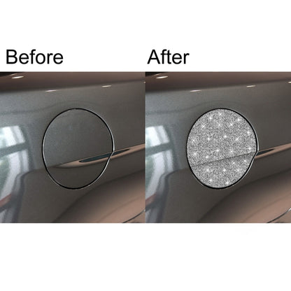 Car Fuel Tank Cap Diamond Decoration Sticker, Left and Right Drive, Fuel Tank Cap