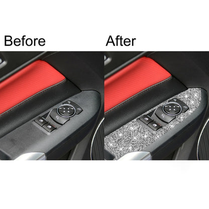 For Ford Mustang 2015-2020 Car Door Lift Panel B Diamond Decoration Sticker, Door Lift Panel B Left Drive, Door Lift Panel B Right Drive