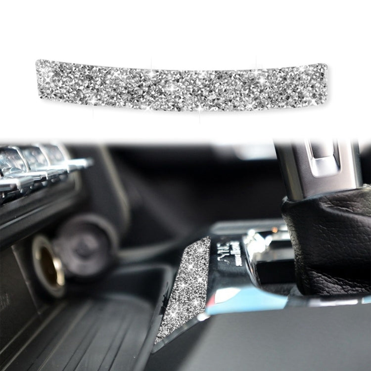 Car Gear Shift Panel Diamond Decoration Sticker, Left and Right Drive, Gear Shift Panel