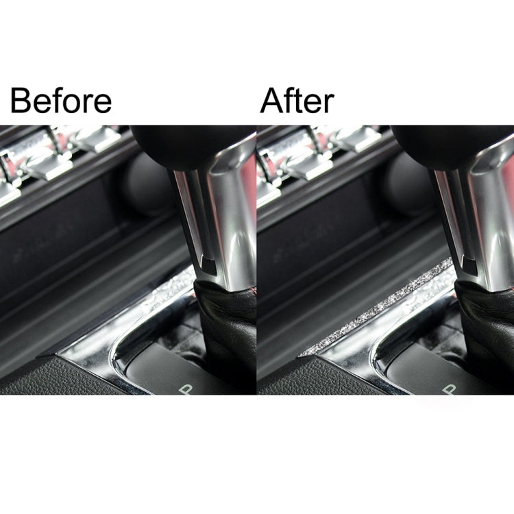 Car Gear Shift Panel Diamond Decoration Sticker, Left and Right Drive, Gear Shift Panel