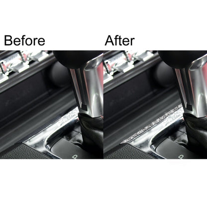 Car Gear Shift Panel Diamond Decoration Sticker, Left and Right Drive, Gear Shift Panel