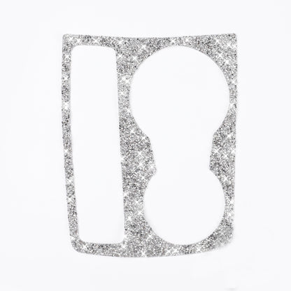 Car Water Cup Holder Diamond Decoration Sticker, Left and Right Drive, Water Cup Holder