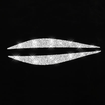 Car Lamp Eyebrow Diamond Decoration Sticker, Left and Right Drive, For BMW Series 3 G20 G28 2019-2020