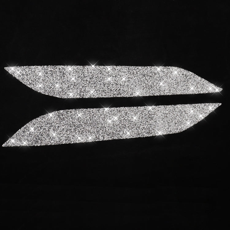 Car Lamp Eyebrow Diamond Decoration Sticker, Left and Right Drive, Lamp Eyebrow