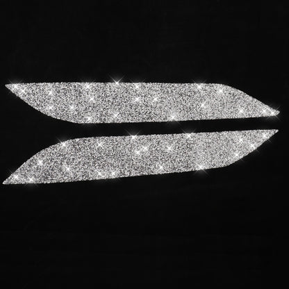 Car Lamp Eyebrow Diamond Decoration Sticker, Left and Right Drive, Lamp Eyebrow