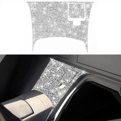 For Nissan 350Z 2003-2009 2pcs Car Rear Of Center Console Diamond Decorative Sticker, Right Drive, Car Rear Of Center Console, Right Drive