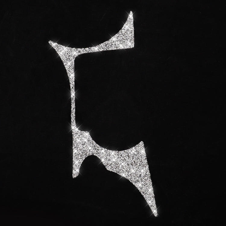 Car Water Cup Holder Panel Diamond Decoration Sticker, Left and Right Drive, Water Cup Holder Panel