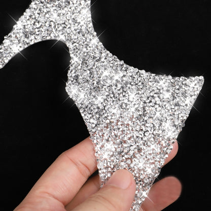 Car Water Cup Holder Panel Diamond Decoration Sticker, Left and Right Drive, Water Cup Holder Panel