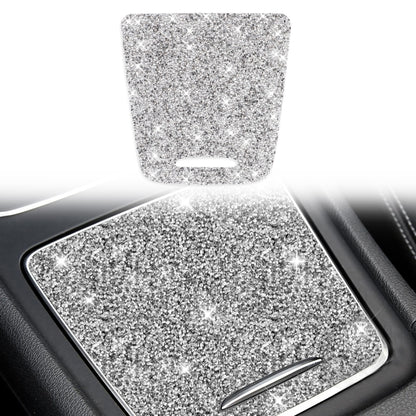 Car Central Control Storage Box Cover Diamond Decoration Sticker, Left and Right Drive, Central Control Storage Box Cover