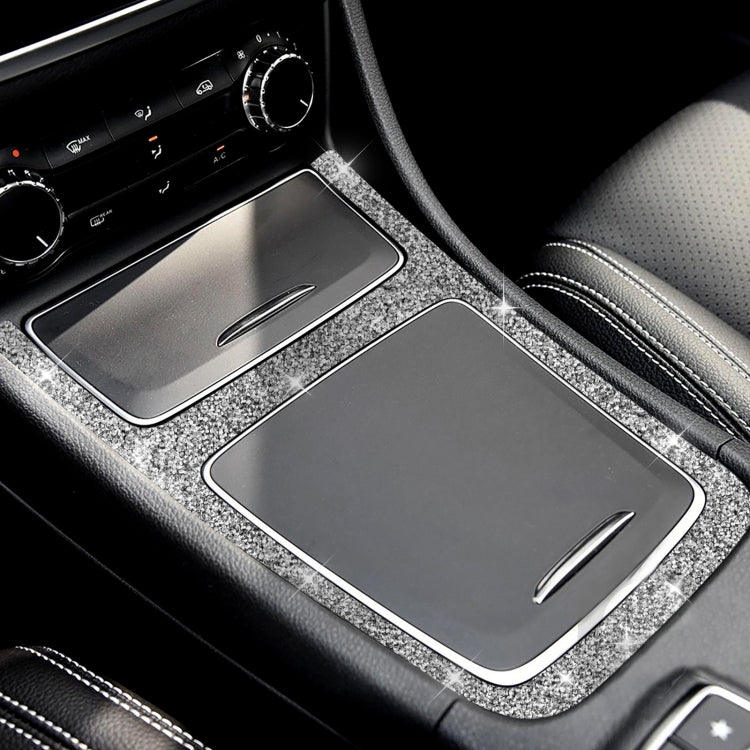 Car Central Control Storage Box Outer Frame Diamond Decoration Sticker, Left and Right Drive, Central Control Storage Box Outer Frame