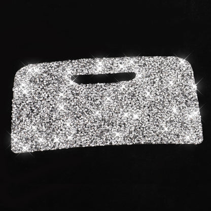 Car Central Control Storage Box Panel Diamond Decoration Sticker, Left and Right Drive, Central Control Storage Box Panel