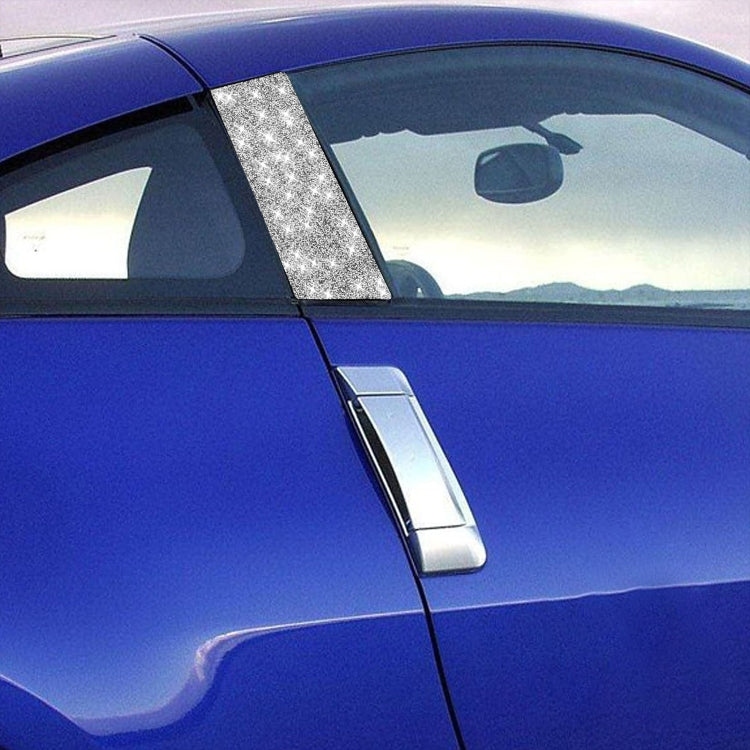 For Nissan 350Z 2003-2009 2pcs Car B Pillar Diamond Sticker,Left and Right Drive Universal, Car B Pillar