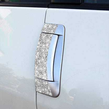 For Nissan 350Z 2003-2009 6pcs Car Door Outer Handle Diamond Decorative Sticker, Left Drive, Car Door Outer Handle, Left Drive