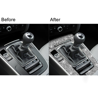 Car Gear Panel A Diamond Decoration Sticker, Left and Right Drive, Gear Panel A