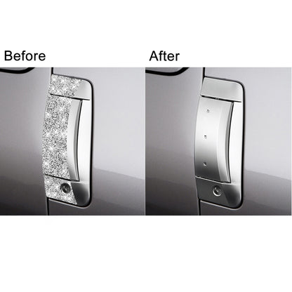 For Nissan 350Z 2003-2009 6pcs Car Door Outer Handle Diamond Decorative Sticker, Right Drive, Car Door Outer Handle, Right Drive