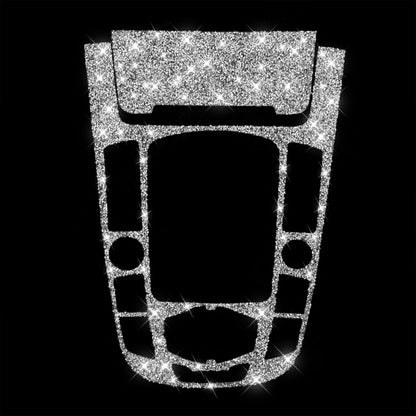 Car Gear Panel D Diamond Decoration Sticker, Left and Right Drive, Gear Panel D