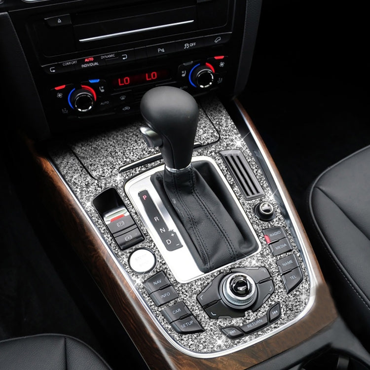 Car Gear Panel D Diamond Decoration Sticker, Left and Right Drive, Gear Panel D