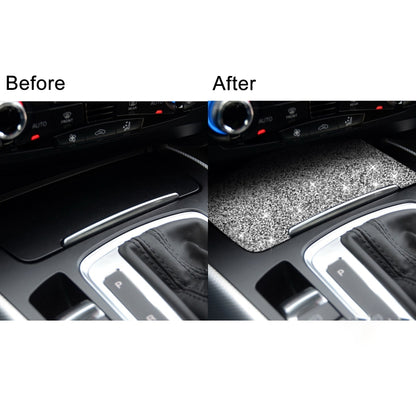 Car Storage Cigarette Lighter Panel Diamond Decoration Sticker, Left and Right Drive, Storage Cigarette Lighter Panel