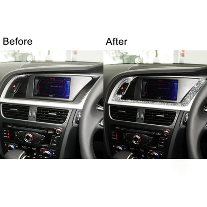 For Audi A4 / A5 / Q5 Car Navigation Outer Frame Diamond Decoration Sticker, Navigation Outer Frame Right Drive, Navigation Outer Frame Left Drive