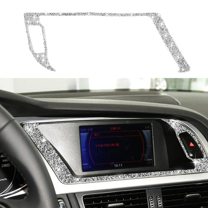For Audi A4 / A5 / Q5 Car Navigation Outer Frame Diamond Decoration Sticker, Navigation Outer Frame Right Drive, Navigation Outer Frame Left Drive