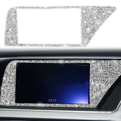 For Audi A4 / A5 / Q5 Car Navigation Inner Frame Diamond Decoration Sticker, Navigation Inner Frame Right Drive, Navigation Inner Frame Left Drive