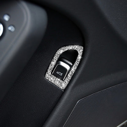 Car Trunk Switch Diamond Decoration Sticker, Left Drive, Trunk Switch