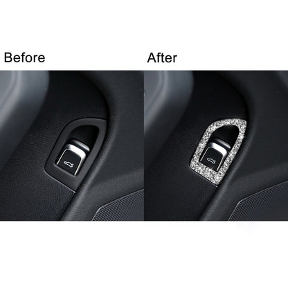 Car Trunk Switch Diamond Decoration Sticker, Left Drive, Trunk Switch