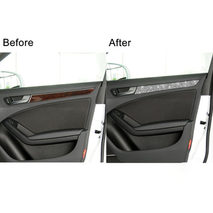 Car Interior Door Panel Trim Diamond Decoration Sticker, Left and Right Drive, Interior Door Panel Trim