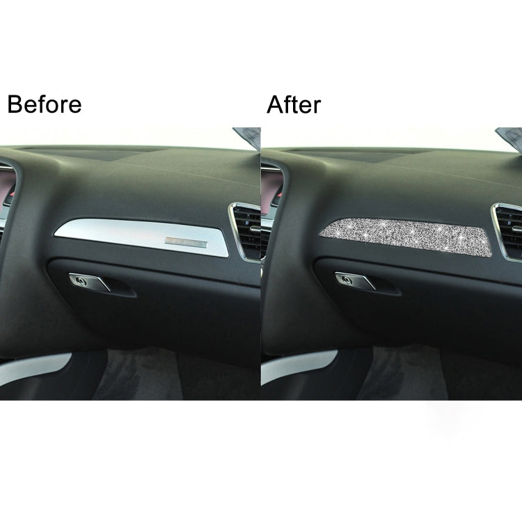 For Audi A4 / A5 / Q5 Car Dashboard Trim Diamond Decoration Sticker, Dashboard Trim Left Drive, Dashboard Trim Right Drive