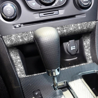 For Dodge Charger 2011-2014 Car Storage Box Frame Diamond Decorative Sticker, Left-hand Drive, Storage Box Frame