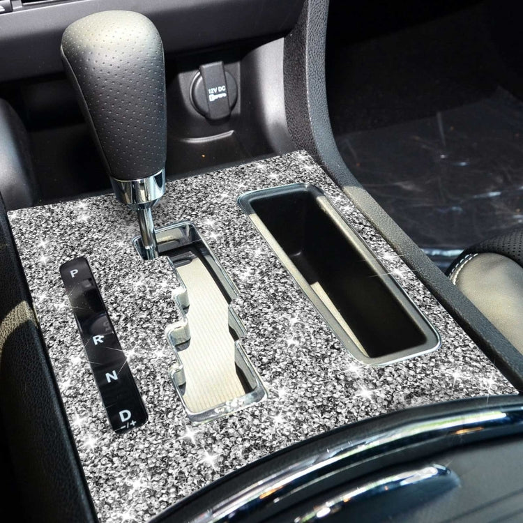 For Dodge Charger 2011-2014 Car Automatic Shift Panel Diamond Decorative Sticker, Left-hand Drive, Automatic Shift Panel
