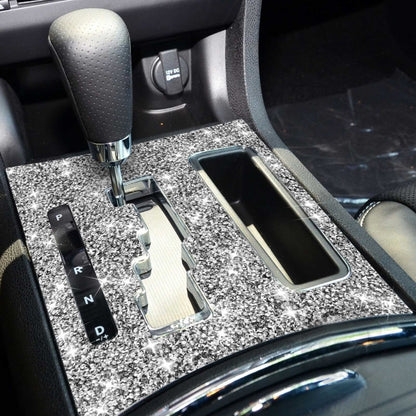 For Dodge Charger 2011-2014 Car Automatic Shift Panel Diamond Decorative Sticker, Left-hand Drive, Automatic Shift Panel