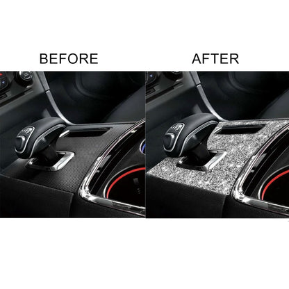 For Dodge Charger 2011-2014 Car Manual Shift Panel Diamond Decorative Sticker, Left-hand Drive, Manual Shift Panel