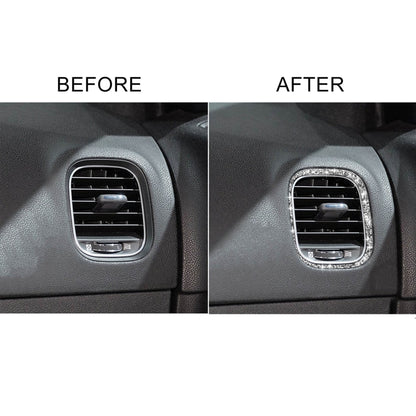 For Dodge Charger 2011-2014 Car Front Passenger Seat Air Vent Diamond Decorative Sticker, Left-hand Drive, Front Passenger Seat Air Vent